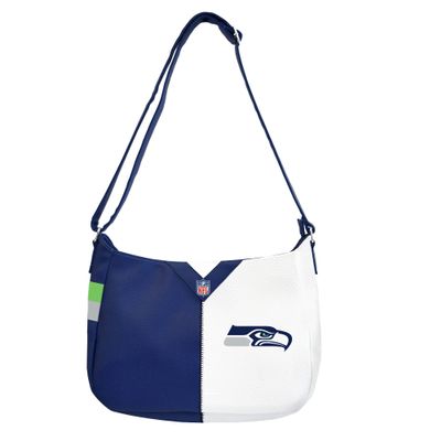 Littlearth NFL Seattle Seahawks Pebble Split Hobo, Team Color, One Size