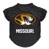 Littlearth NCAA Missouri Tigers Pet T-Shirt, Team Color, X-Large view 1