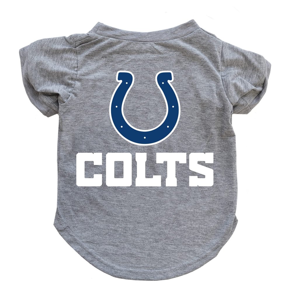 Littlearth NFL Indianapolis Colts Pet T-Shirt, Team Color, Small