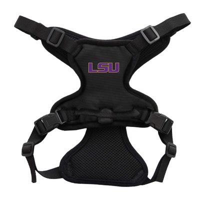 Littlearth NCAA LSU Tigers Pet Front Clip Harness, Team Color, Large
