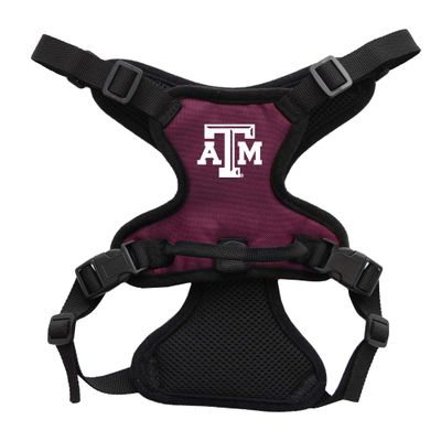 Littlearth NCAA Texas A&M Aggies Pet Front Clip Harness, Team Color, X-Small