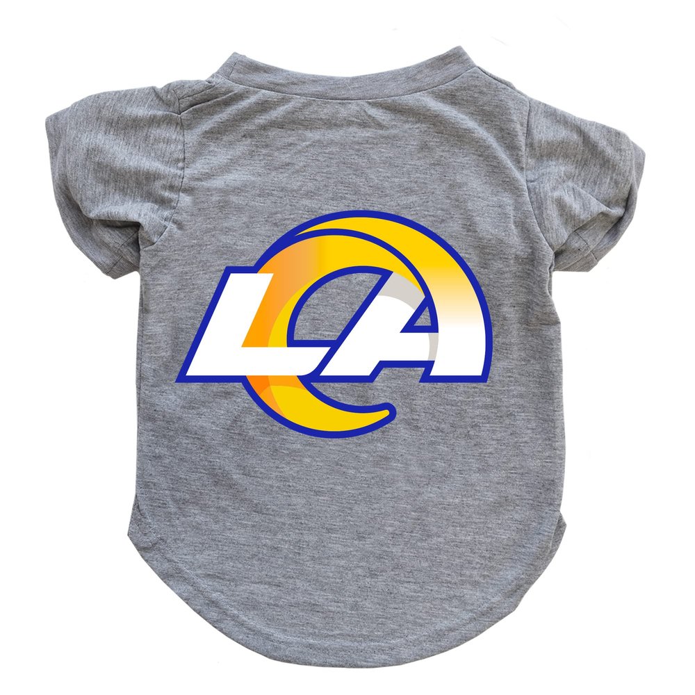 Littlearth NFL Los Angeles Rams Pet T-Shirt, Team Color, Small