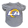 Littlearth NFL Los Angeles Rams Pet T-Shirt, Team Color, Small view 1