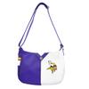Littlearth NFL Minnesota Vikings Pebble Split Hobo, Team Color, One Size view 1