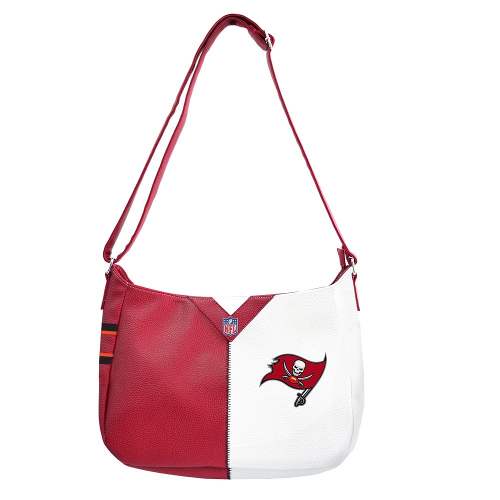 Littlearth NFL Tampa Bay Buccaneers Pebble Split Hobo, Team Color, One Size