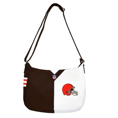 Littlearth NFL Cleveland Browns Pebble Split Hobo, Team Color, One Size
