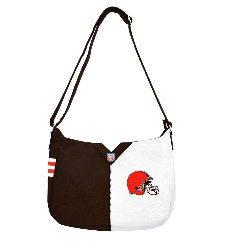 Littlearth NFL Cleveland Browns Pebble Split Hobo, Team Color, One Size