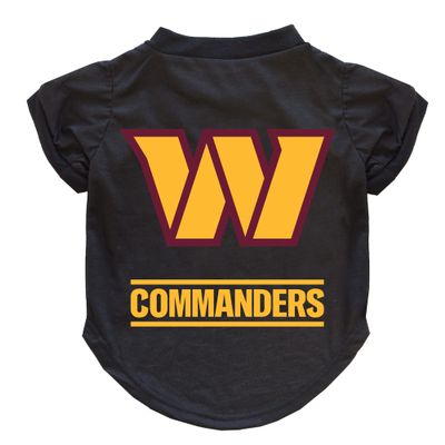 Littlearth NFL Washington Commanders Pet T-Shirt, Team Color, X-Large
