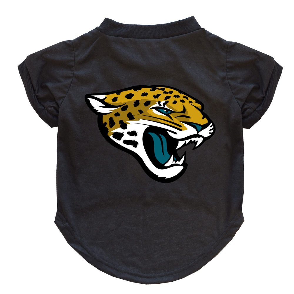 Littlearth NFL Jacksonville Jaguars Pet T-Shirt, Team Color, X-Large
