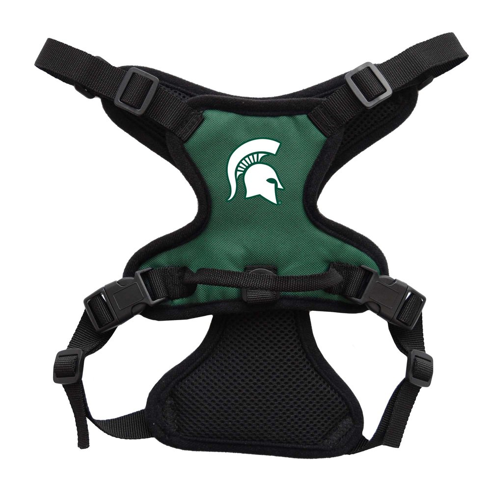 Littlearth NCAA Michigan State Spartans Pet Front Clip Harness, Team Color, Small