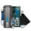 Clean Flight Premium Golf Ball Washer - Portable Cleaner for Golf Bag or Cart - Best Golf Accessories Gifts for Men & Women (Washer - Towel, Black) view 1