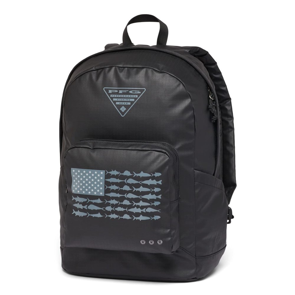 Columbia Unisex PFG PHG Zigzag 22L Backpack, Black/PFG Fish Flag, One Size