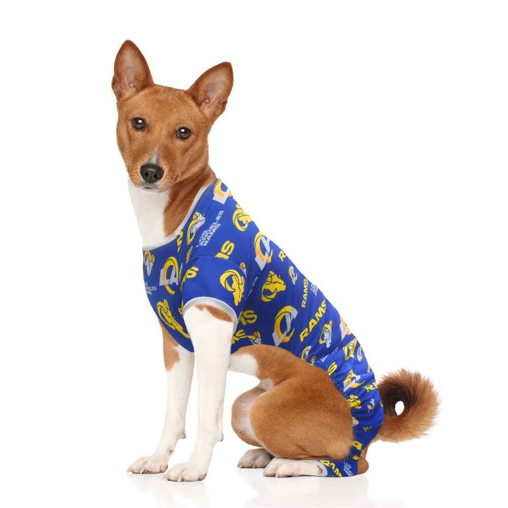 Littlearth NFL Los Angeles Rams Pet Pjs, Team Color, Small