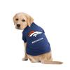 Littlearth NFL Denver Broncos Pet T-Shirt, Team Color, X-Small view 2