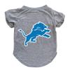 Littlearth NFL Detroit Lions Pet T-Shirt, Team Color, Medium view 1