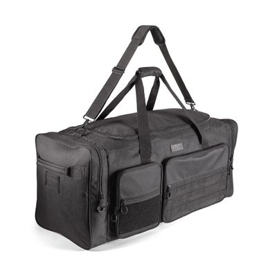 Fitdom 130L 36" Heavy Duty Extra Large Sports Gym Equipment Travel Duffle Bag W/Adjustable Shoulder Strap & 7 Compartments. Perfect for Soccer Baseball Basketball Hockey Football, Team Coaches & More