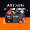 Fitdom 130L 36" Heavy Duty Extra Large Sports Gym Equipment Travel Duffle Bag W/Adjustable Shoulder Strap & 7 Compartments. Perfect for Soccer Baseball Basketball Hockey Football, Team Coaches & More view 3