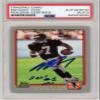 Michael Vick 2001 Topps Autograph Rookie Card 2001#1 Pick #311 PSA/DNA view 1