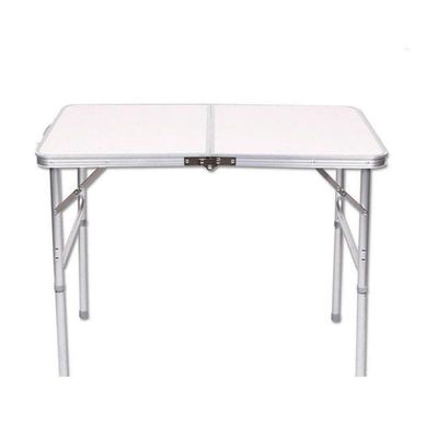 4ft Aluminum Camping Folding Table Portable Office Picnic BBQ BrandMagaz Desk Tables Supplies, White, 7117220