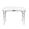 4ft Aluminum Camping Folding Table Portable Office Picnic BBQ BrandMagaz Desk Tables Supplies, White, 7117220 view 1