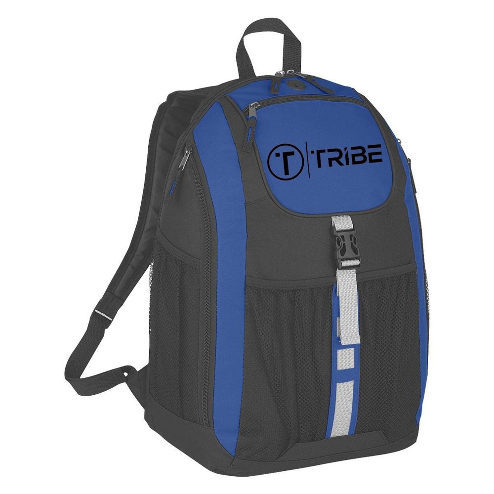 eBodyboarding Tribe Swimfin Insulated Backpack Black Bar Logo - Blue