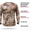 Kryptek Hyperion Long Sleeve, Lightweight, Breathable, Stealthy Camo Hunting and Fishing Shirt view 3