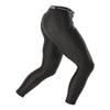 HEX Basketball 3/4 Tight w/Hip & Tailbone Pads BK XXL Black view 3