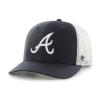 '47 Atlanta Braves Team Navy Trucker Mesh Snapback Hat, One Size view 1