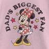 Disney Minnie Mouse DAD Joke Fan Girls Short Sleeve Tee Shirt Light Pink view 2