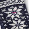 Hestra Unisex Nordic Jr Mitt (Youth 4-13yrs), Wool Kids Mittens for Cold Winter Weather & Everyday Wear for Boys & Girls - Navy/Offwhite - 6 view 2