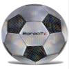 Barocity Classic Black & Silver Size 3 Soccer Ball  Boys and Girls, Premium Outdoor and Indoor for Toddlers Playtime and Practice Games  Cool Ball for All Ages view 1