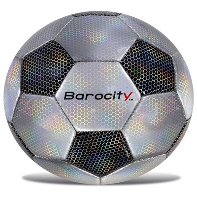 Barocity Classic Black & Silver Soccer Ball Size 5