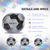 Barocity Classic Black & Silver Soccer Ball Size 5 view 2