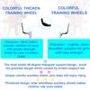 FORTOP Bike Training Wheels, Pair of Heavy Duty Rear with Stabilizers Mounted Kit for Kids Boy Girls Bikes of Single Speed Bicycle with 12 14 16 18 20 Inch (Heavy Duty Pink, 12IN-20IN) view 2