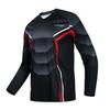 Weimostar Men's Cycling Jersey Long Sleeve MTB T Shirt Mountain Bike Motorcycle Bicycle Clothing Black Red Size M view 1