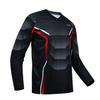 Weimostar Men's Cycling Jersey Long Sleeve MTB T Shirt Mountain Bike Motorcycle Bicycle Clothing Black Red Size M view 4