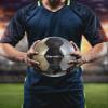 Barocity Modern Pattern Soccer Ball - Indoor, Outdoor Soccer Balls with Reflective Iridescent Rainbow Hex Pattern, Kids Soccer Ball for Training, Practice, Playtime - Size 4 - Mix Silver, Black, Gold view 4