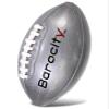 Barocity Football Premium Boy and Girl Official Match Ball with Reflective Rainbow Iridescent Hex Pattern, Durable, Indoor, Outdoor, Training Practice Game Playtime  Size 6 Silver view 1