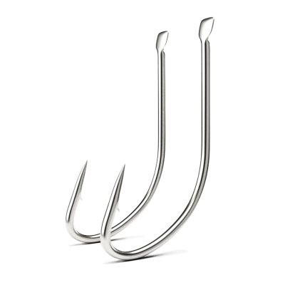 Fishing Hooks 100 Pcs/bag Circle Carp Eyed Fishing Hook Size 1# To 14# Ring Eye High-carbon Steel Fish Hook for Bass Trout Saltwater Freshwater Fishing Tackle (Color : Size4 100pcs)