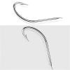 Fishing Hooks 100 Pcs/bag Circle Carp Eyed Fishing Hook Size 1# To 14# Ring Eye High-carbon Steel Fish Hook for Bass Trout Saltwater Freshwater Fishing Tackle (Color : Size4 100pcs) view 4