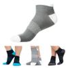 Copper Compression Socks for Women & Men | Powerknit Compression Socks For Running, Cycling & Pain Relief | 15-20 mmHg Plantar Fasciitis Socks with Padded Arch Support - 3 Pairs view 1