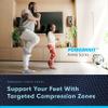 Copper Compression Socks for Women & Men | Powerknit Compression Socks For Running, Cycling & Pain Relief | 15-20 mmHg Plantar Fasciitis Socks with Padded Arch Support - 3 Pairs view 4