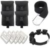 Scuba weight belt with 4 pockets, quick release buckle diving pocket weight belt with 5pcs weight keepers,weight pouch belt fit for waist 32" to 52" view 1