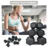 Dumbbell Storage Rack Weight Organizer Rack Only for Home Gym Weight Rack No need Assembly (3-Tier) view 2