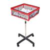 DKULMN Ping Pong Ball Collector, Movable Multi-Ball Storage Stand Ping Pong Ball Collector Height Adjustable Stand with Mesh Case for Golf Ball Tennis Ball Badminton view 1