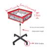 DKULMN Ping Pong Ball Collector, Movable Multi-Ball Storage Stand Ping Pong Ball Collector Height Adjustable Stand with Mesh Case for Golf Ball Tennis Ball Badminton view 2