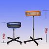 DKULMN Ping Pong Ball Collector, Movable Multi-Ball Storage Stand Ping Pong Ball Collector Height Adjustable Stand with Mesh Case for Golf Ball Tennis Ball Badminton view 3