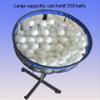 DKULMN Ping Pong Ball Collector, Movable Multi-Ball Storage Stand Ping Pong Ball Collector Height Adjustable Stand with Mesh Case for Golf Ball Tennis Ball Badminton view 4