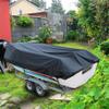 11-13FT Heavy Duty Trailerable Boat Cover Fits V-Hull Tri-Hull Runabout Bass Fishing Boats view 4