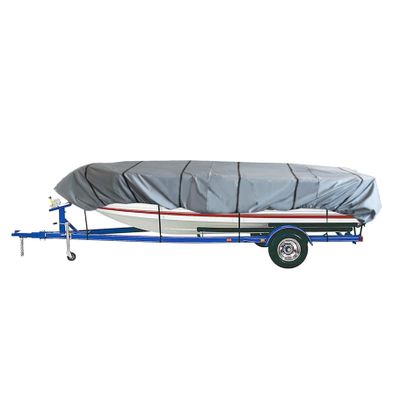 12ft Heavy Duty Trailerable Jon Boat Cover 600D Marine Grade Polyester Boat Cover Fits Jon Boats